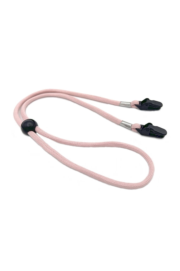 Windproof Hat Strap Outdoor Hat Clip Lanyard Rope Being Blown off for Camping Hiking Travel Climbing Tool Light Pink