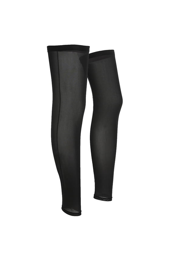 Woman Silk Ice for Sun for Protection Leg Sleeve Riding Outdoors Ladies Sports in Tube Socks Accessories Black