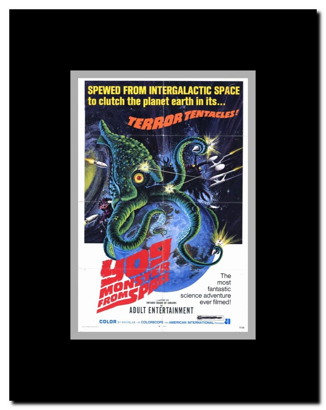 Yog Monster from Space Framed Movie Poster