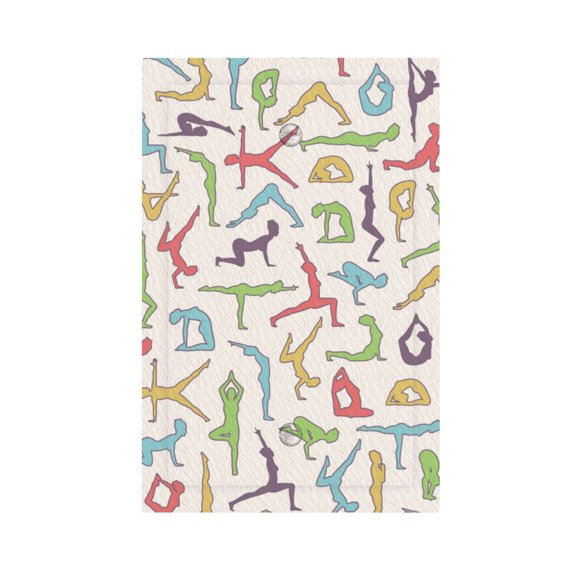 Yoga Asanas Poses Light Switch Cover Decorator No Device Blank Wall Plate 1-Gang Receptacle Outlet Decor