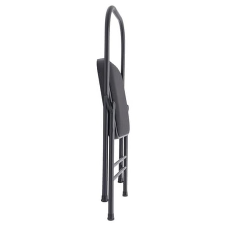 Yoga Auxiliary Chair with Lumbar Back Support, Foldable Balance Handstand Training Tool Yoga Equipment Metal Folding Chair Balance Handstand Training Tool, Load Bearing: 110kg/242.51lbs