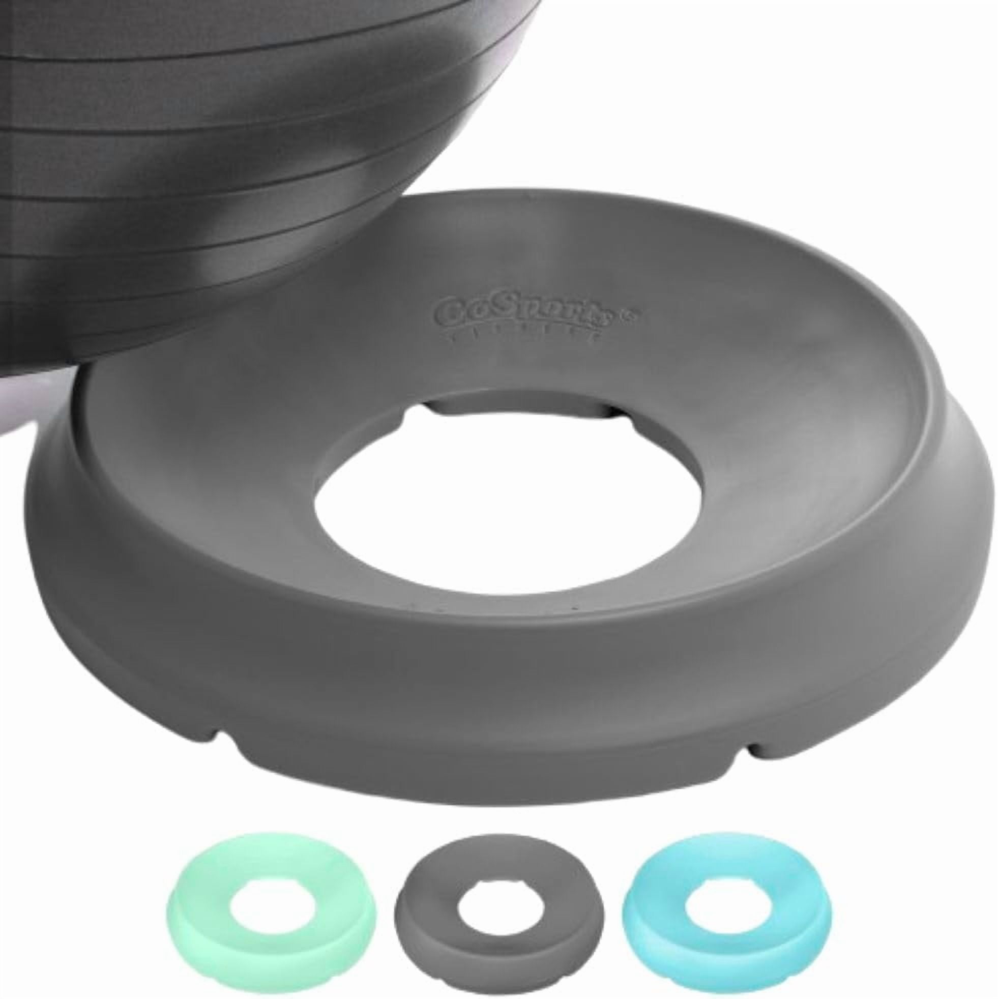 Yoga Ball Base for Fitness Balls - Charcoal, Green, or Blue -Hub 360 Universal Stability Stand