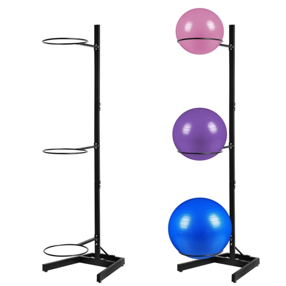 Yoga Ball Holder, Exercise Ball Holder Vertical Storage for Commercial Gym and Home
