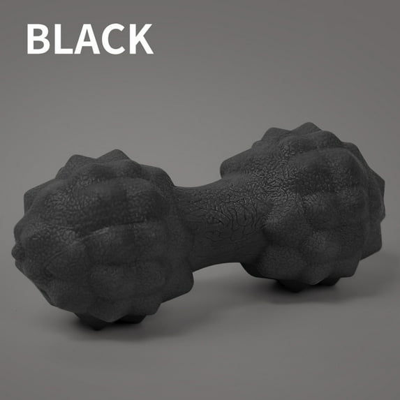 Yoga Ball Peanut Massage Point Fascia Yoga Ball Fitness Ball Inflatable Hedgehog Ball Fitness Equipment (black)