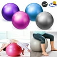 thumbnail image 1 of Yoga Ball, Professional Stability Ball for Athletes, Slow Deflate Fitness Ball for Improved Posture, Balance, Yoga, Pilates, Blue, 1 of 8