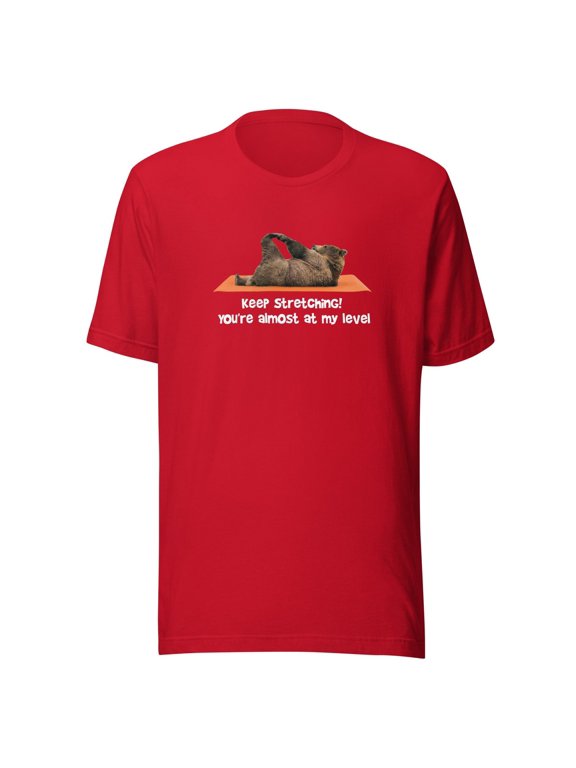 Yoga Bear Pilates Stretching Gym T-Shirt