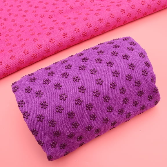 Yoga Blanket For Home Floor Mat For Exercise Gym Fitness Cushioned Exercise Floor Mat ( Purple )