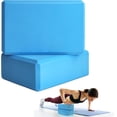 thumbnail image 1 of Yoga Block 2 Pcs, Yoga Brick Foam Blocks EVA Foam Block, Soft Non Slip Surface with Bevel, Yoga Accessories for Stability, Balance and Deep Stretching, for Yoga, Pilates, Stretching and Toing, 1 of 8