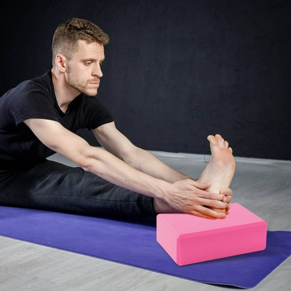 Yoga Block, Non Slip Yoga Brick, High Density Eva Foam Pilates Support for Enhanced Fitness and Flexibility, Lightweight Durable Portable Yoga Accessory