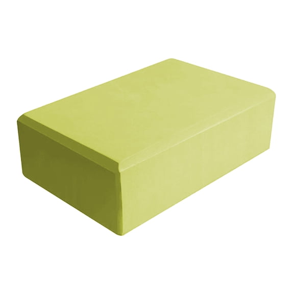 Yoga Block, Supportive Foam Soft Non-Slip Surface For Yoga, Pilates, Meditation - Yellow