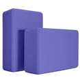 thumbnail image 1 of Yoga Blocks 2 Pack，9X6X3 inches High Density Foam Blocks, Exercise Workout Blocks for Meditation, Yoga, Pilates, Stretch, 1 of 6
