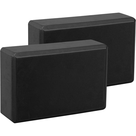 Yoga Blocks 2 pack, Gym Blocks, Exercise Workout Fitness Bricks, Pilates Stretch Handstand Non-Slip