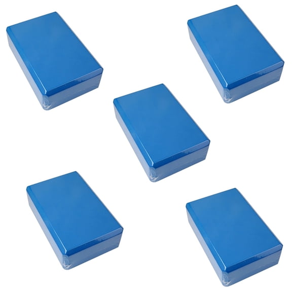 Yoga Blocks Cube Bricks Reinforcement Mat Sports Yoga Supplies Home Gym Equipment Fitness Dark Blue