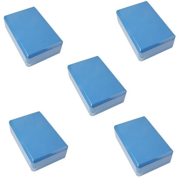 Yoga Blocks Cube Bricks Reinforcement Mat Sports Yoga Supplies Home Gym Equipment Fitness Light Blue