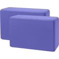 thumbnail image 1 of Yoga Blocks, Yoga Blocks 2 Pack, 9"x 6"x 3" Sturdy Foam Yoga Block, Supportive, Lightweight & Odor Resistant, Fitness Accessories, 1 of 8