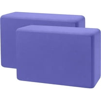 Yoga Blocks, Yoga Blocks 2 Pack, 9"x 6"x 3" Sturdy Foam Yoga Block, Supportive, Lightweight & Odor Resistant, Fitness Accessories
