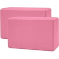 thumbnail image 1 of Yoga Blocks, Yoga Blocks 2 Pack, 9"x 6"x 3" Sturdy Foam Yoga Block, Supportive, Lightweight & Odor Resistant, Fitness Accessories, 1 of 8