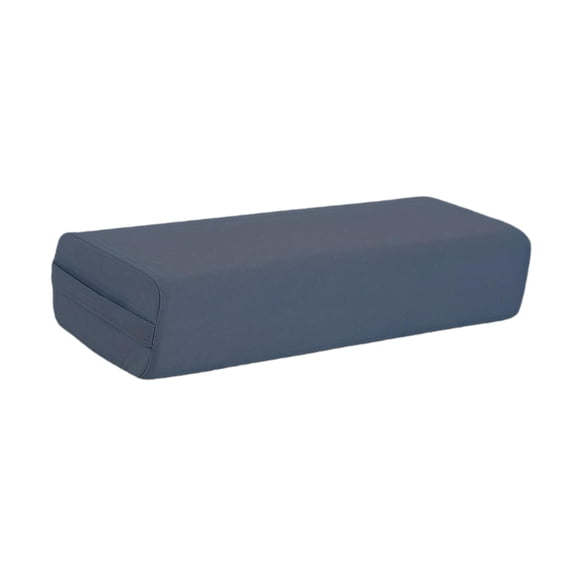 Yoga Bolster Rectangular Meditation Pillow Support Cushion Breathable Removable Cover for Home Gym Use