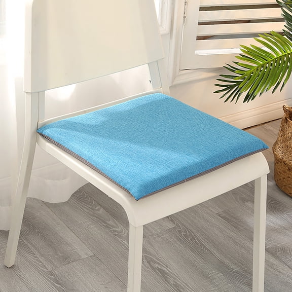 Yoga Chair Cushion Foam Comfort And Softness Yoga Chair Memory Foam Cushion Chair Soft Cushion Office Sedentary Chair Cushion Polyester Seat Cushion,Sky Blue,Memory Foam