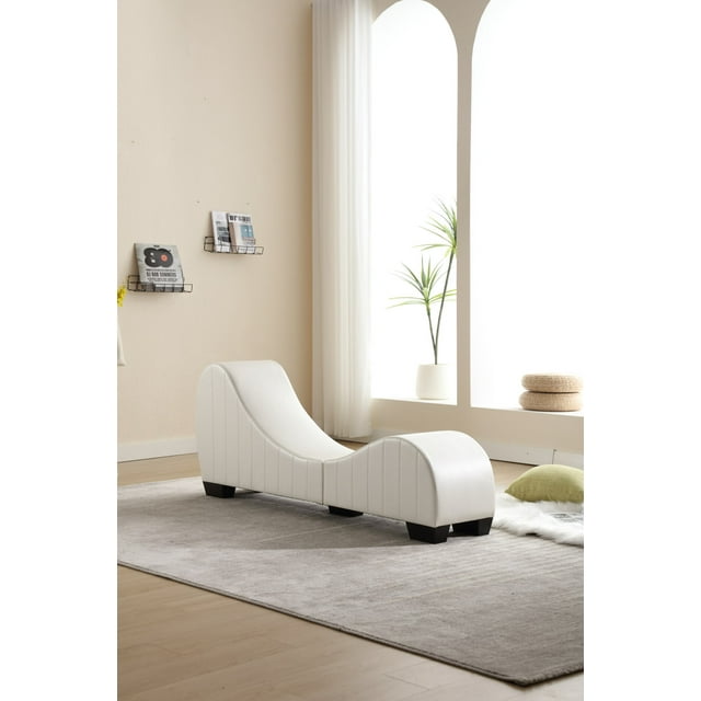 Yoga Chaise Lounge Collection for Stretching Relaxation,Modern Faux ...