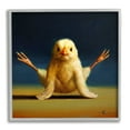 thumbnail image 1 of Yoga Chicks Firefly Pose Funny Farm Animal Painting Animals & Insects Painting Framed Art Print Wall Art, 1 of 7