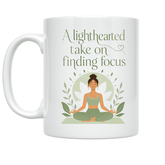 Yoga Clarity Focus Design - Yoga Enthusiast - 11 oz Ceramic Coffee Mug