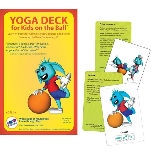 Yoga Deck for Kids on The Ball