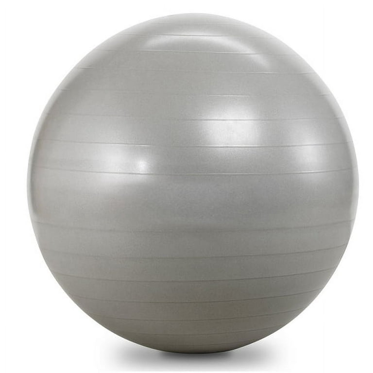 Yoga Direct Anti Burst & Slow Leak Deluxe Yoga Ball 65cm - Silver 