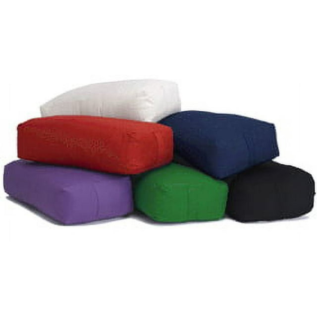 Yoga Direct Pink Supportive Rectangular Cotton Yoga Bolster