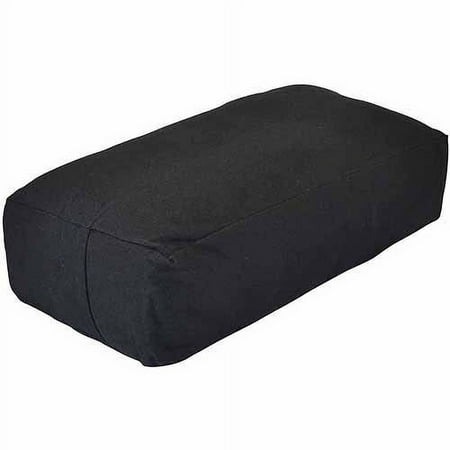 Yoga Direct Supportive Rectangular Cotton Yoga Bolster, 24"L x 12"W x 6"H, 6 lbs