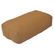 Yoga Direct Supportive Rectangular Cotton Yoga Bolster, 24"L x 12"W x 6"H, 6 lbs