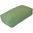 thumbnail image 1 of Yoga Direct Supportive Rectangular Cotton Yoga Bolster Green, 1 of 2