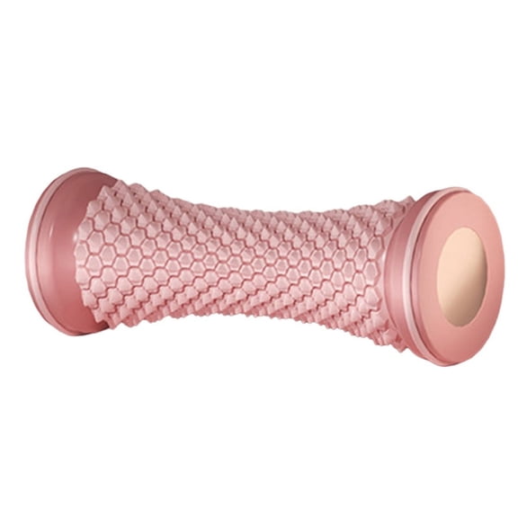 Yoga Fascia Ball Foot Massage Wheel Foot Tendon Dredging Roller Multifunctional Foot Massage Wheel Pink