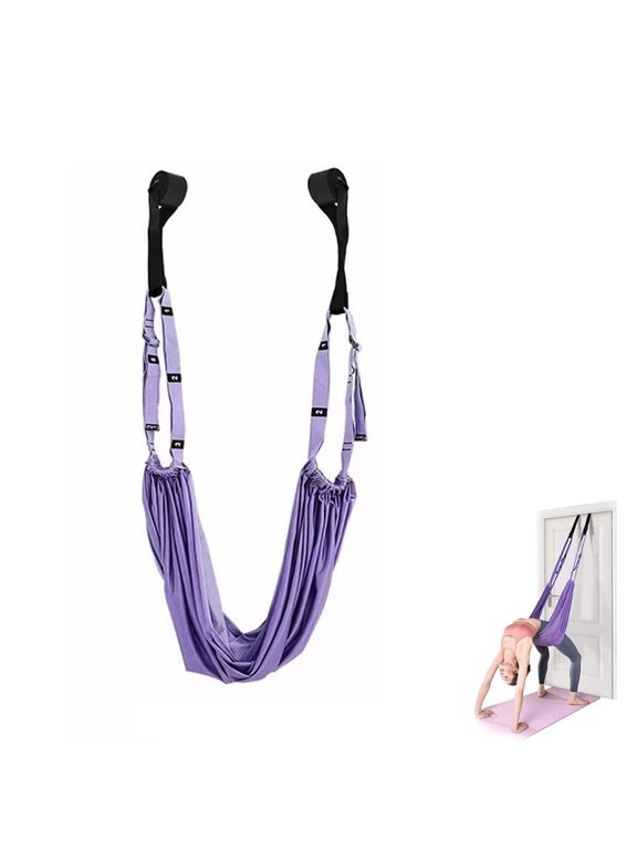 Yoga Fitness Stretching Strap Adjustable Leg Stretcher Back Bend Assist Trainer