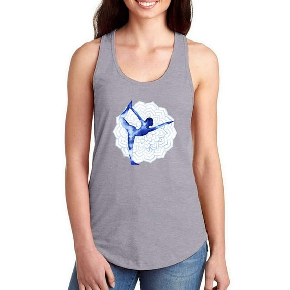 Yoga Flow I Racerback Tank Women -Grace Popp Designs, Female Large