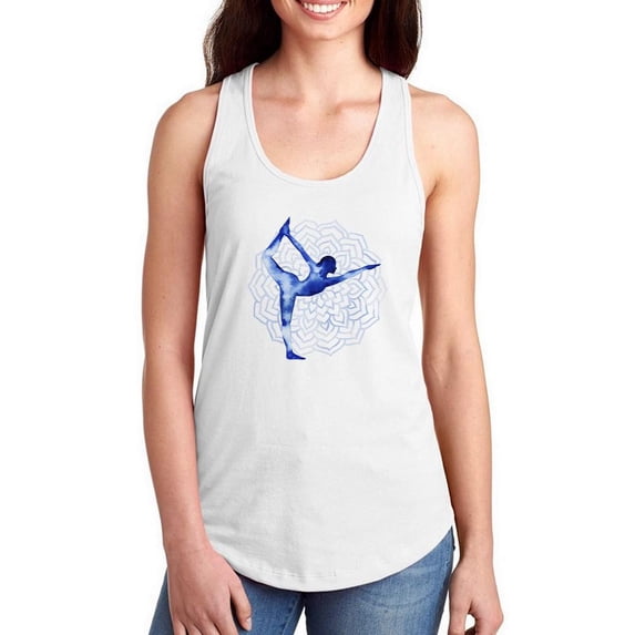 Yoga Flow I Racerback Tank Women -Grace Popp Designs, Female Medium