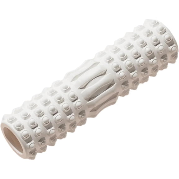 Yoga Foam Roller Pilates Exercise Back Muscle Massage Roller Stretching Exercise Training Gym Fitness(White)