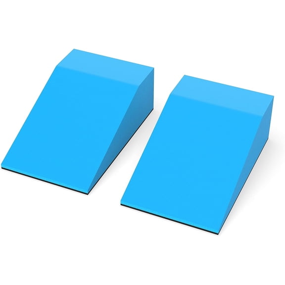 Lumia Wellness Yoga Foam Wedge Blocks, Pelvic Sacral Block, Non-Slip Bottom, Calf Raise, Squat Block, Wrist Support, Pilates