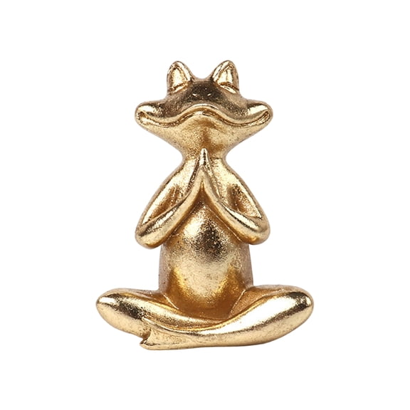 Yoga Frog Ornament, Creative Home Decoration, Decorative Accent For Living Spaces, Desks & Shelves