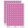 thumbnail image 1 of Yoga Gate Pose 200+ Round Stickers - Hot Pink - Matte Finish - 0.50" Size, 1 of 3