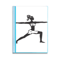thumbnail image 1 of Yoga Girl Keep Healthy Sports Outline Book Sheet Protectors Portfolio Binder Folder, 1 of 3