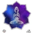 thumbnail image 1 of Yoga Girl Om Meditation - 3" Vinyl Sticker - For Car Laptop I-Pad Phone Helmet Hard Hat - Waterproof Decal, 1 of 1