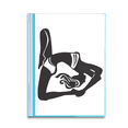 thumbnail image 1 of Yoga Girl Stretch Keep Healthy Sports Book Sheet Protectors Portfolio Binder Folder, 1 of 3