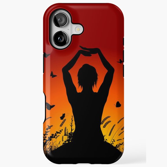 Yoga Girl Wellness Case for iPhone 17 16 15 14 13 12 11 Pro Max