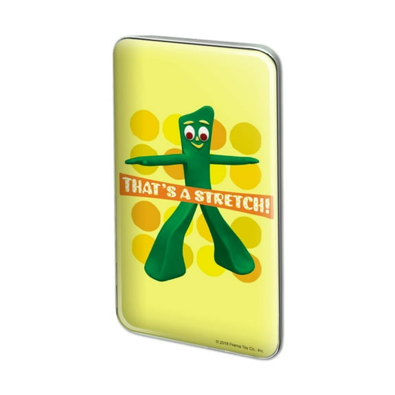 Yoga Gumby That's a Stretch Metal Rectangle Lapel Hat Pin Tie Tack Pinback