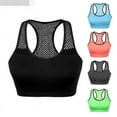 thumbnail image 1 of Yoga Gym Top,Quick Dry Women Sports Bra Top,Seamless Running Workout Crop Top,Hollow Out Yoga Shirt Tank Top, 1 of 3