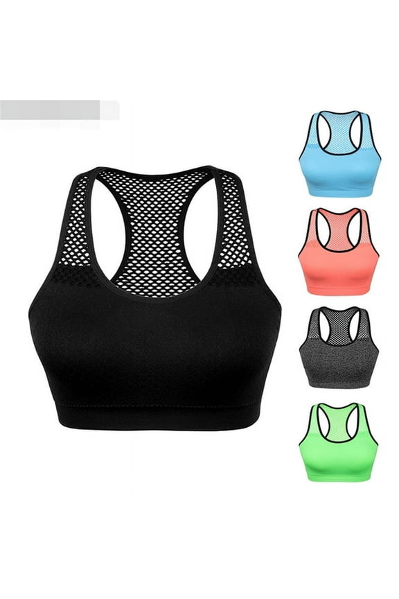 Yoga Gym Top,Quick Dry Women Sports Bra Top,Seamless Running Workout Crop Top,Hollow Out Yoga Shirt Tank Top