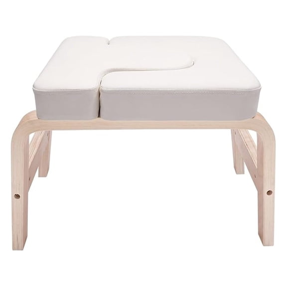 Yoga Headstand , 25 Inch Yoga Inversion with Seat Cushion, Portable Stand Yoga Chair 440.92lbs Capacity for Balconies, Offices, Gyms