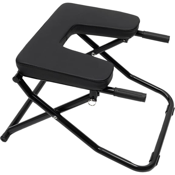Yoga Headstand Bench, Multi-Functional U-Shaped Stool Chair 330.7 LBS Capacity Double Armrest Yoga Inversion Chair Headstand Trainer for Improve Sleep &
