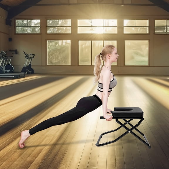 Yoga Headstand Bench, Yoga Inversion Chair, Headstand Trainer for Relieve Stress, Improve Sleep & Digestion Strength Training,Stand Yoga Chair for Family, Gym